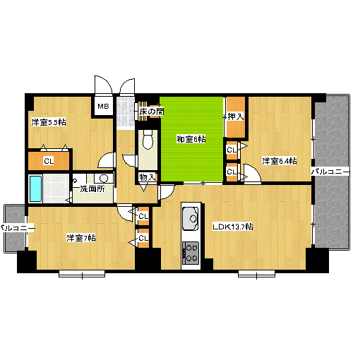 物件外観図